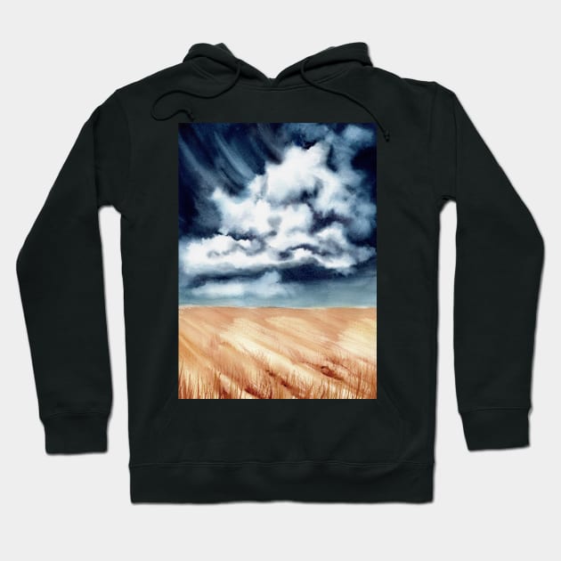 Clouds and Field Hoodie by Cordata